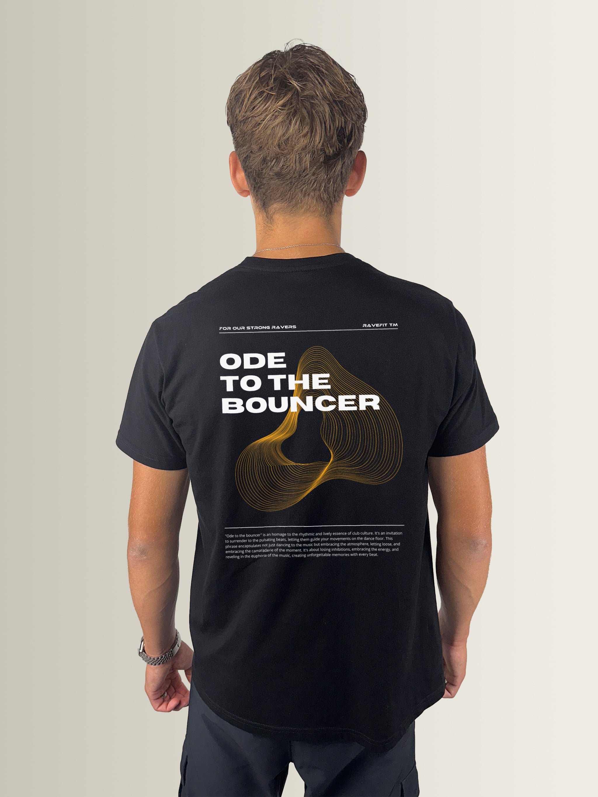 Ode To The Bouncer Saffron Yellow – Regular T-Shirt Heren