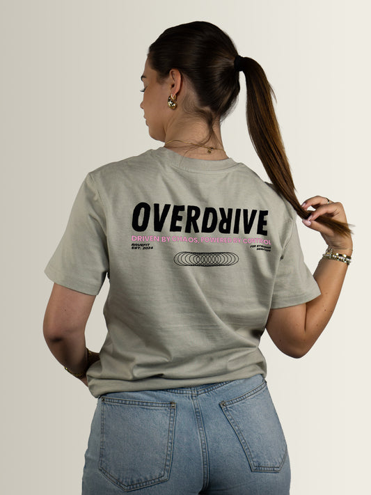 OVERDRIVE - Relaxed T-Shirt Women Stone