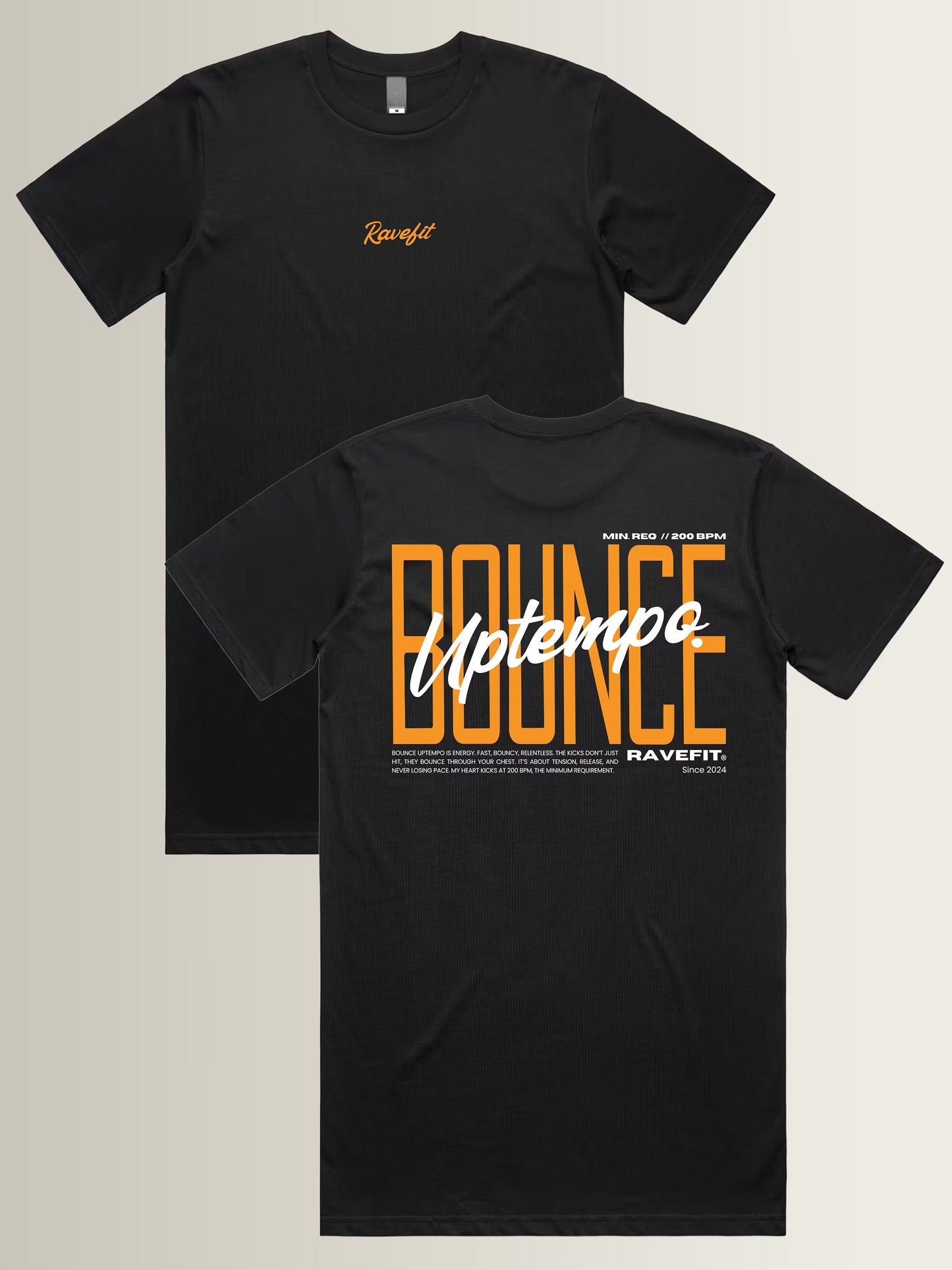 BOUNCE - Custom T-Shirt Dress Black