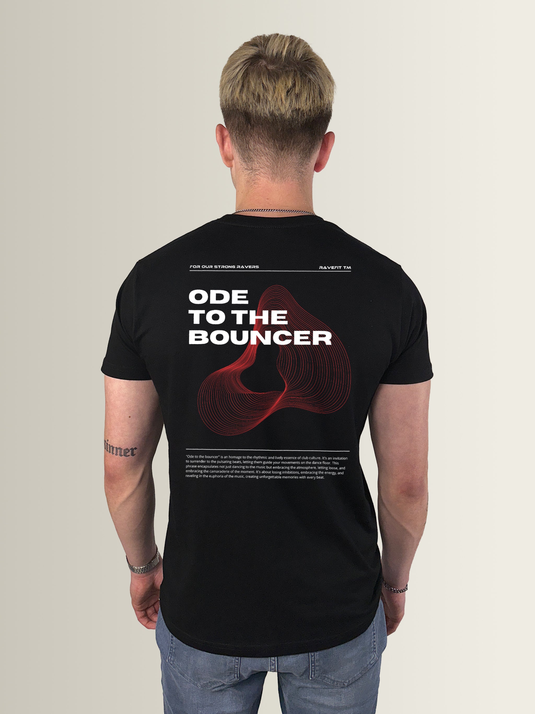 Ode To The Bouncer Ruby Red – Regular T-Shirt Heren
