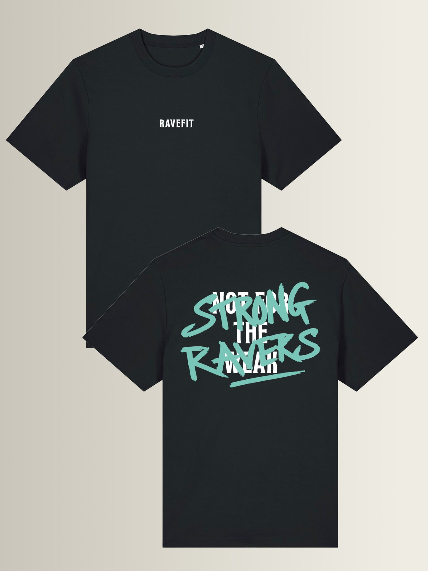 STRONG RAVERS - Relaxed T-Shirt Men Black