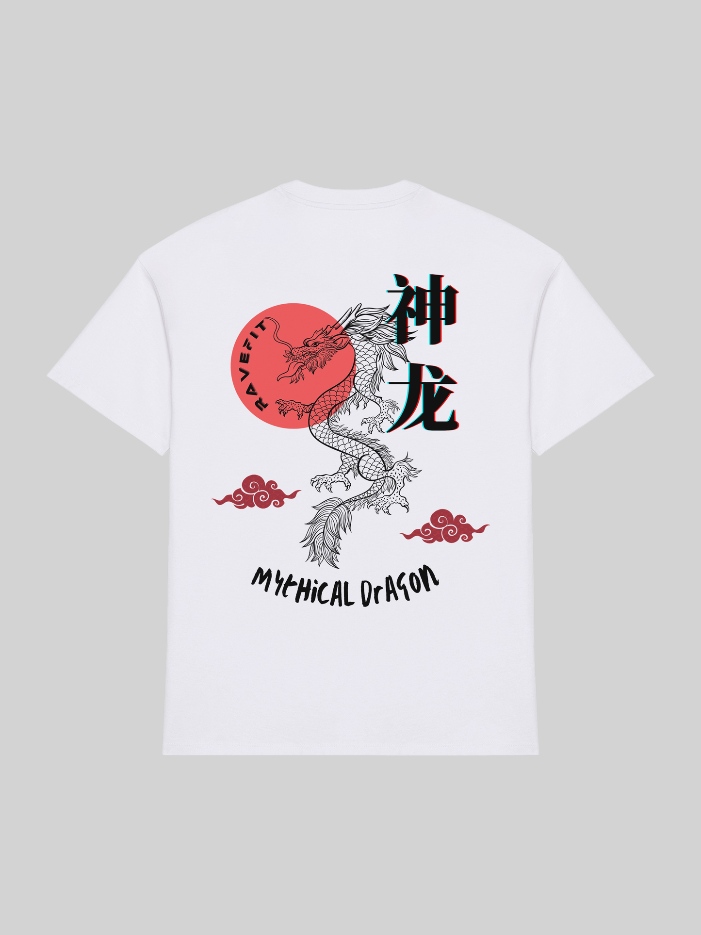 Mythical Dragon – Oversized T-Shirt Heren