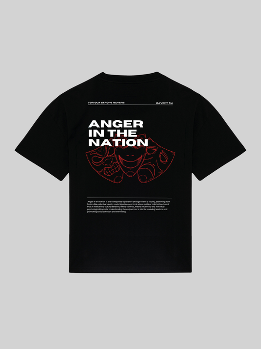 Anger In The Nation – Oversized T-Shirt Dames