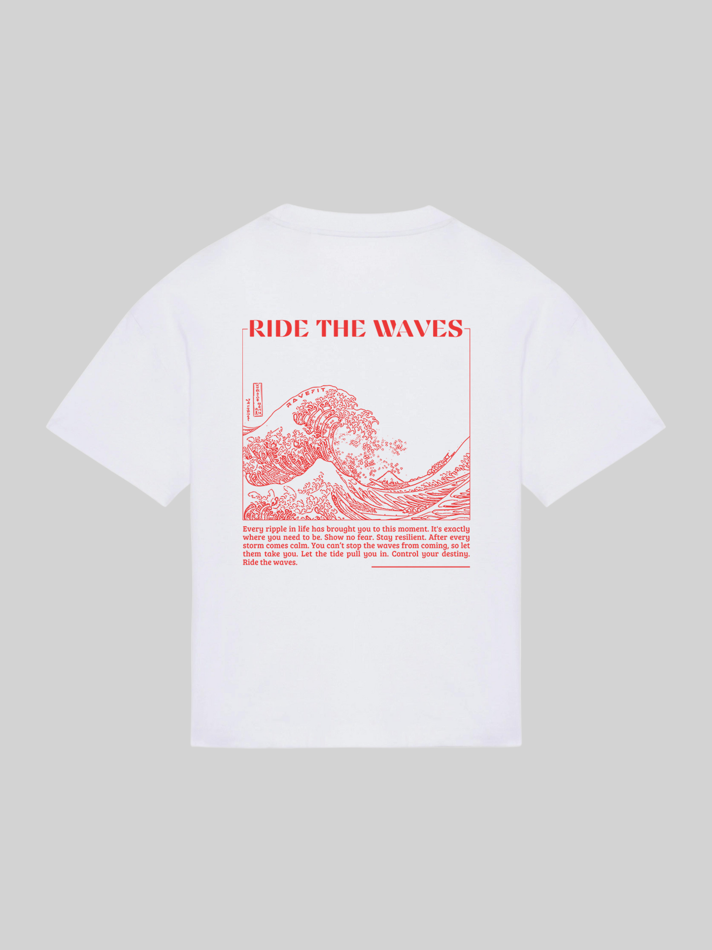 Ride The Waves – Oversized T-Shirt Dames