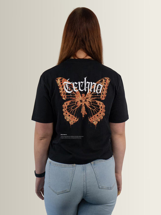 TECHNOMORPHO - Graphic Box T-Shirt Black - Women