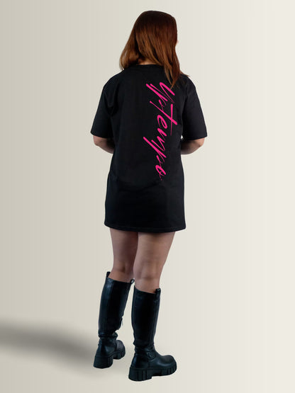 RAVEFIEND - Custom T-Shirt Dress Black