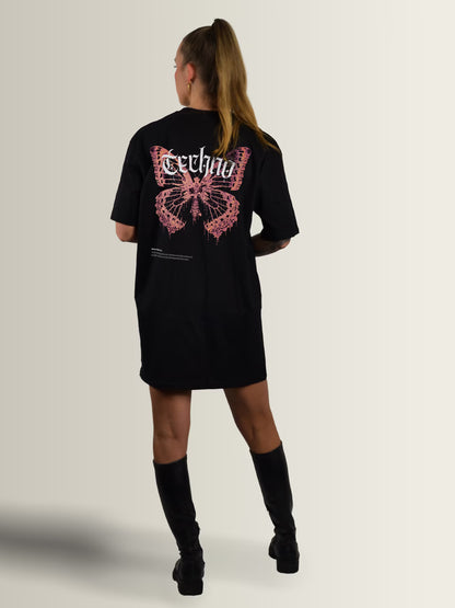 KLAPLONGEN - T-Shirt Dress Black