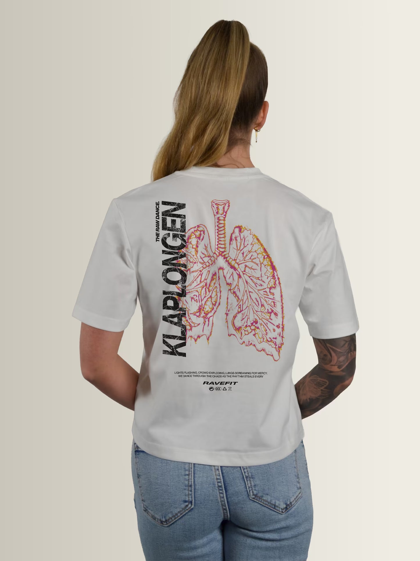 KLAPLONGEN - Box T-Shirt White - Women