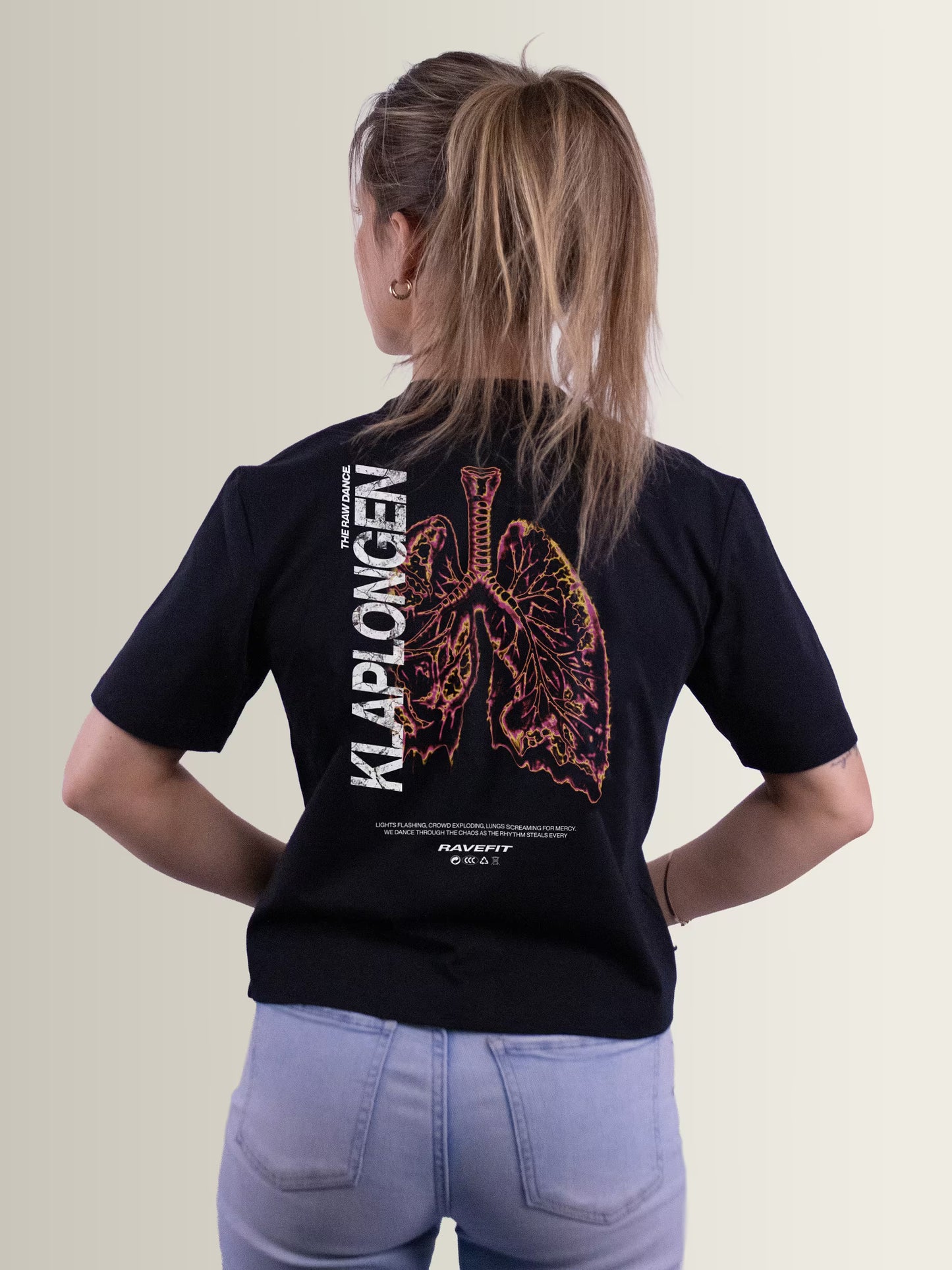 KLAPLONGEN - Box T-Shirt Black - Women