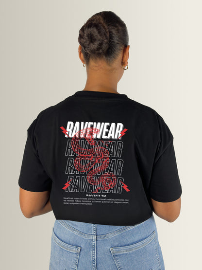 Ravewear Ruby Red – Oversized T-Shirt Women