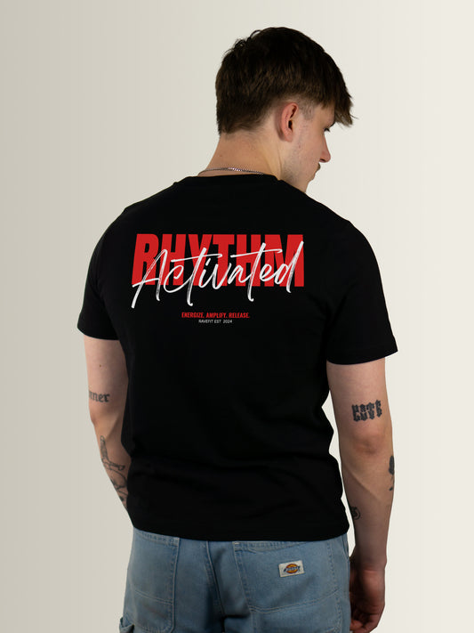 RHYTHM ACTIVATED - Relaxed T-Shirt Men Black