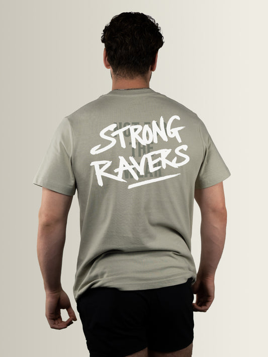 STRONG RAVERS - Relaxed T-Shirt Men Stone