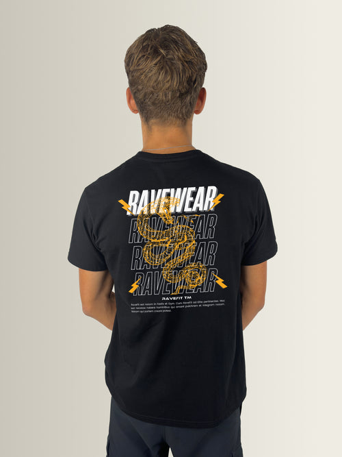 Ravewear Saffron Yellow – Regular T-Shirt Heren