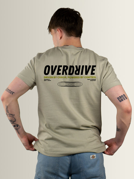 OVERDRIVE - Relaxed T-Shirt Men Stone