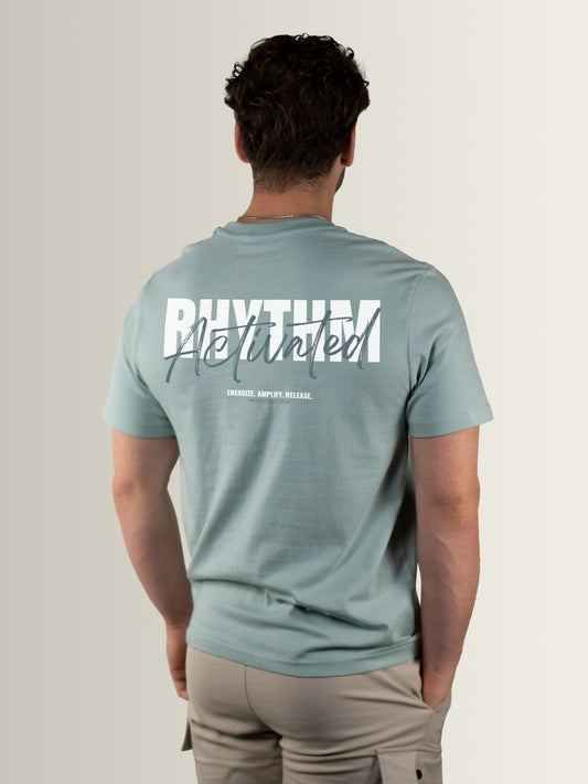 RHYTHM ACTIVATED - Relaxed T-Shirt Men Aloe