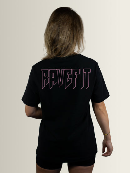Evolution Neon Pink – Oversized T-Shirt Women