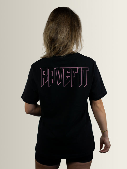 Evolution Neon Pink – Oversized T-Shirt Women
