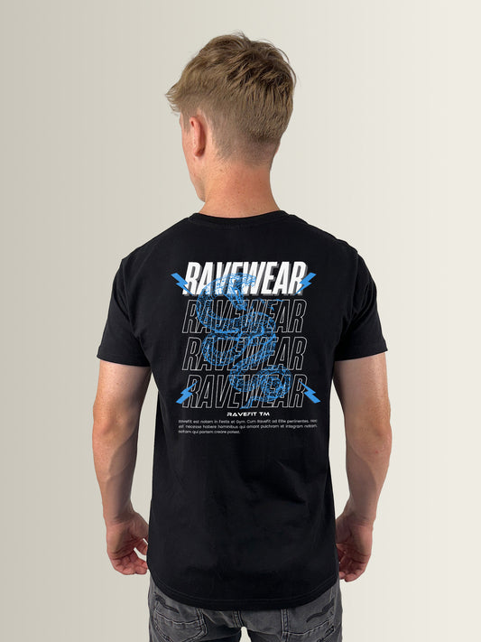 Ravewear Sapphire Blue – Regular T-Shirt Heren