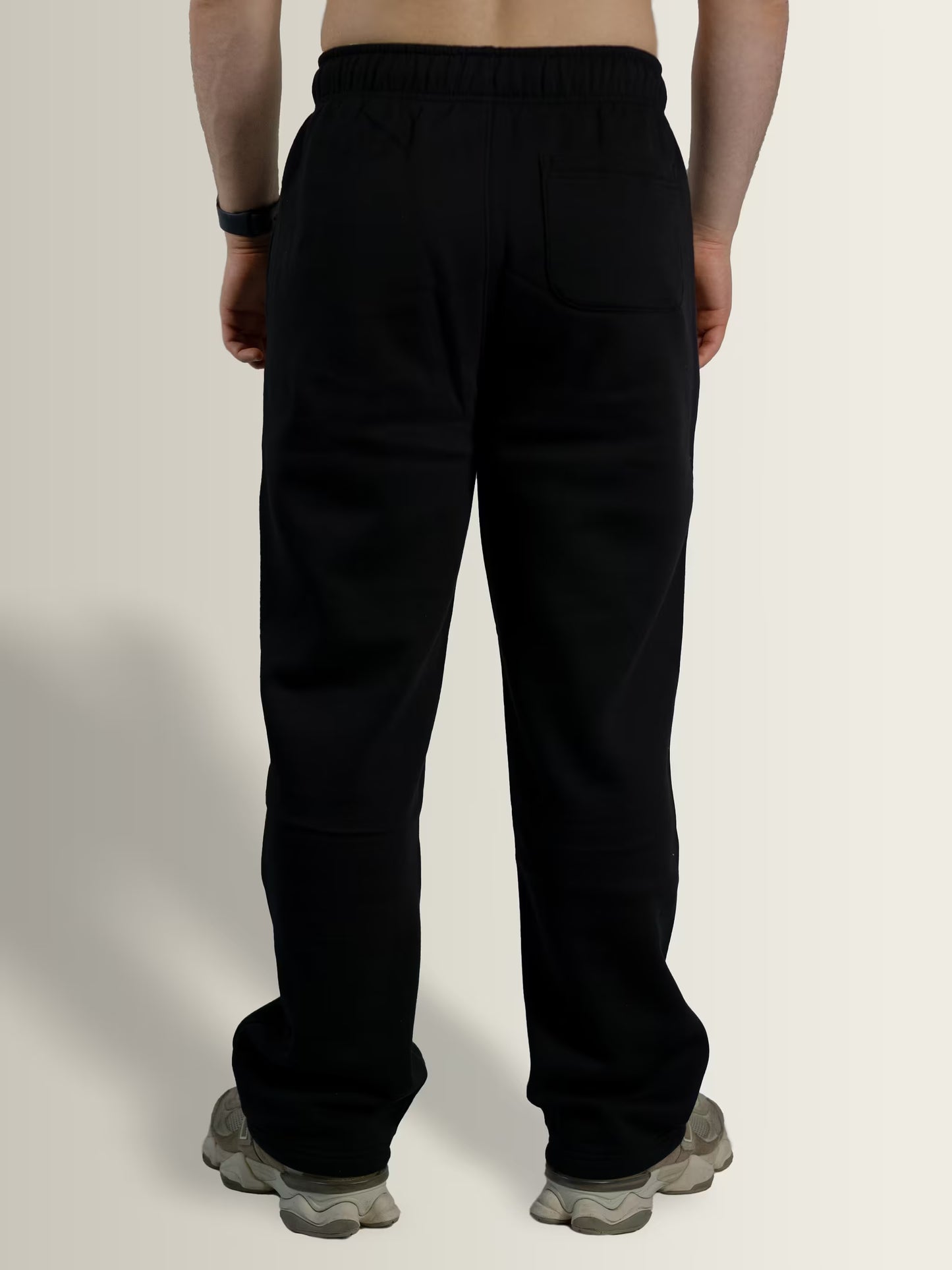 RaveFit® - Straight Leg Oversized Joggers Black