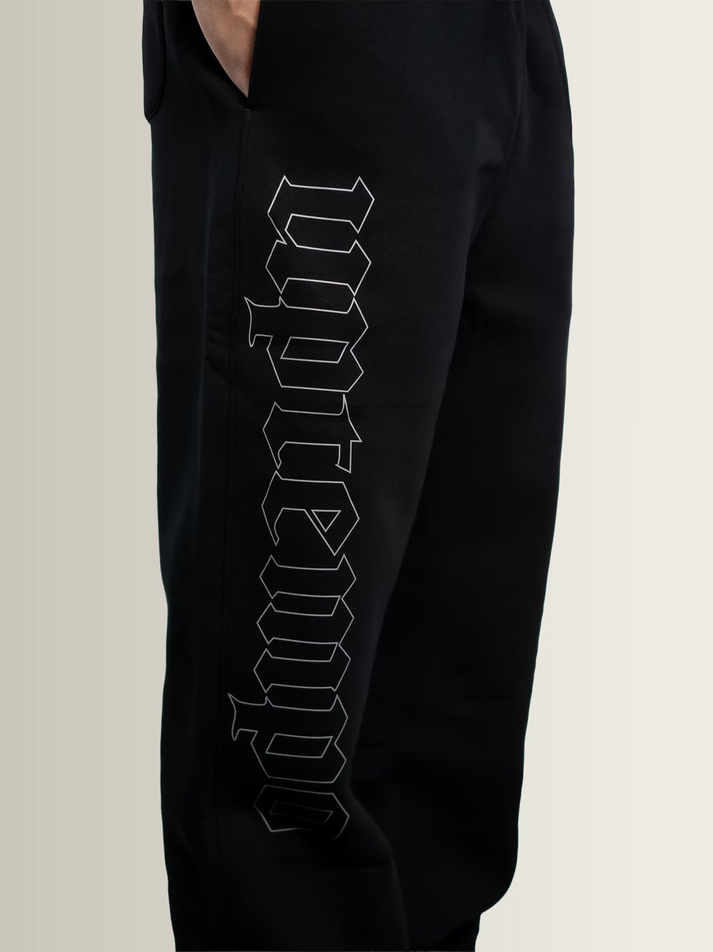 Bounce Uptempo - Straight Leg Oversized Joggers Black