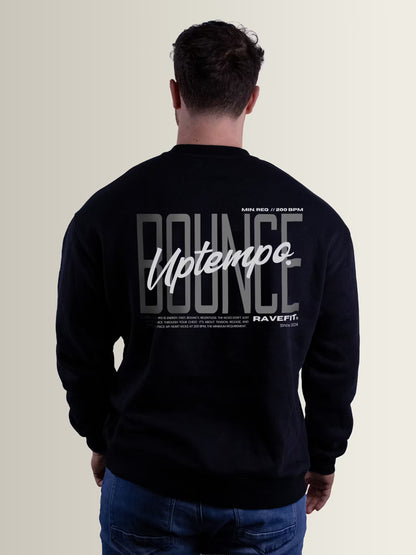 BOUNCE - Graphic Crew Black