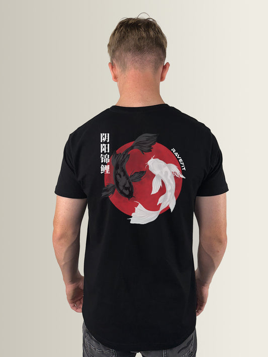 Yin-Yang Koi - Regular T-Shirt Heren