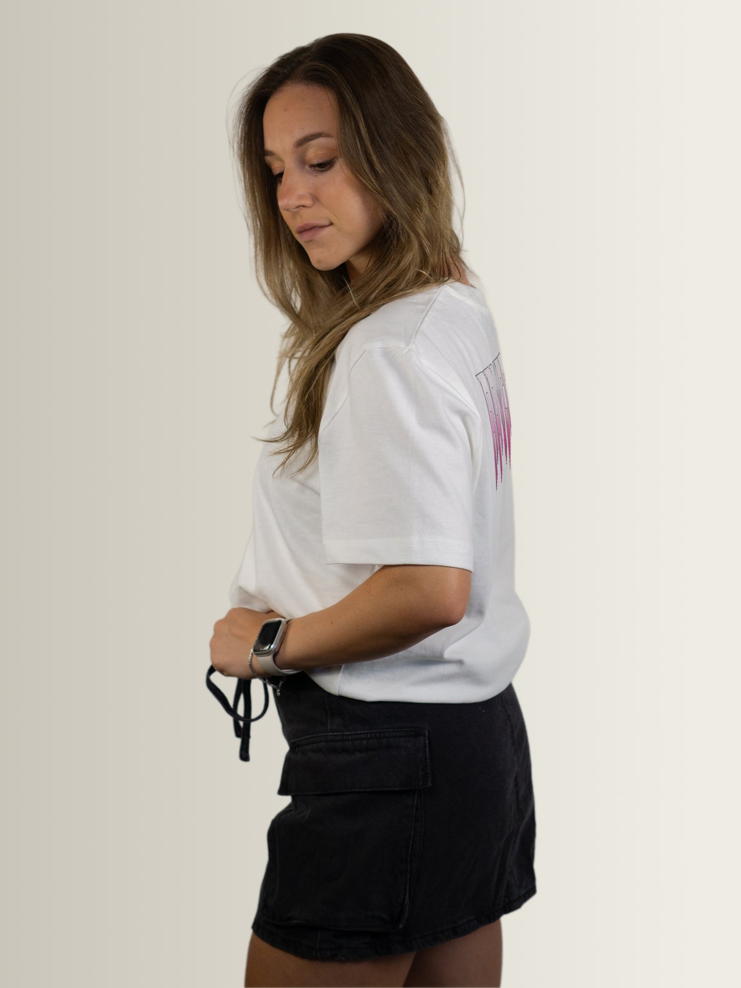 Evolution Neon Pink – Oversized T-Shirt Women