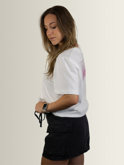 Evolution Neon Pink – Oversized T-Shirt Women