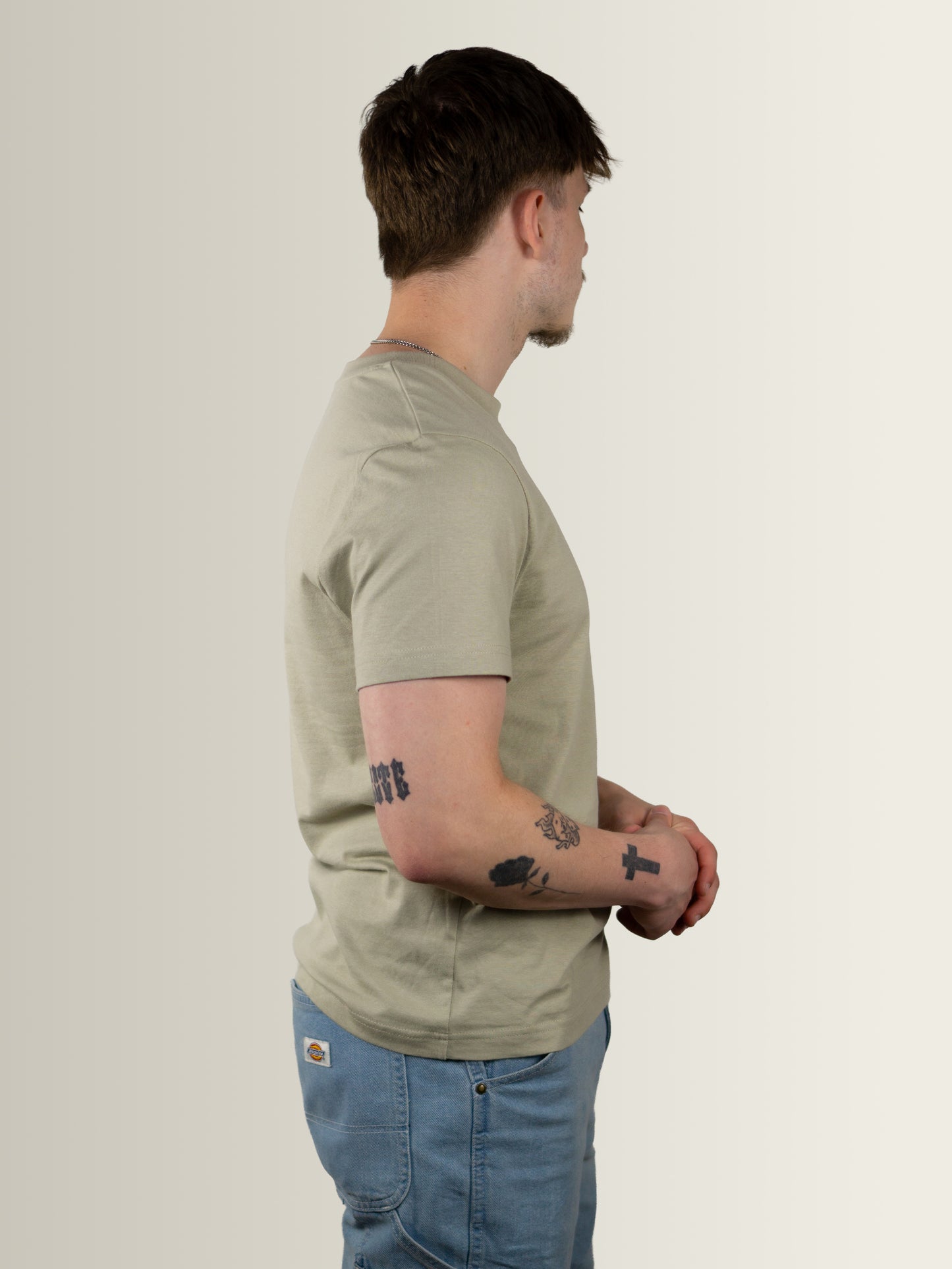 OVERDRIVE - Relaxed T-Shirt Men Stone