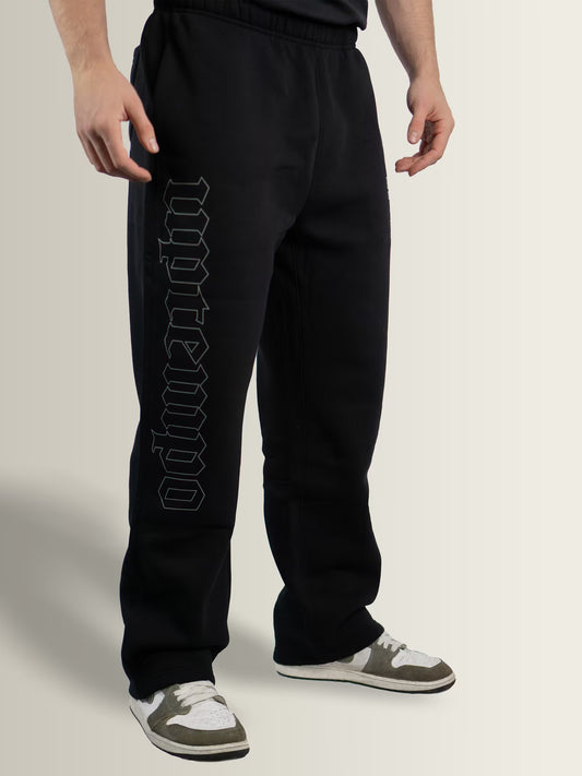 Bounce Uptempo - Straight Leg Joggers Black