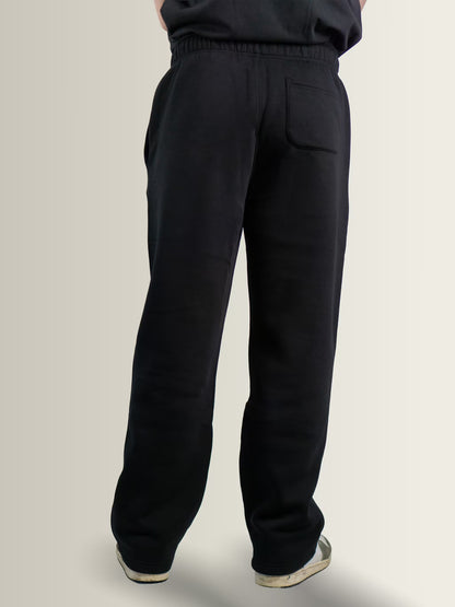 Bounce Uptempo - Straight Leg Oversized Joggers Black