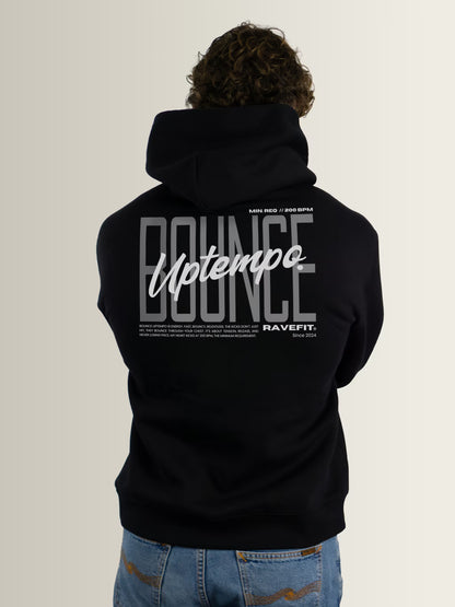 BOUNCE - Graphic Hoodie Black - Men