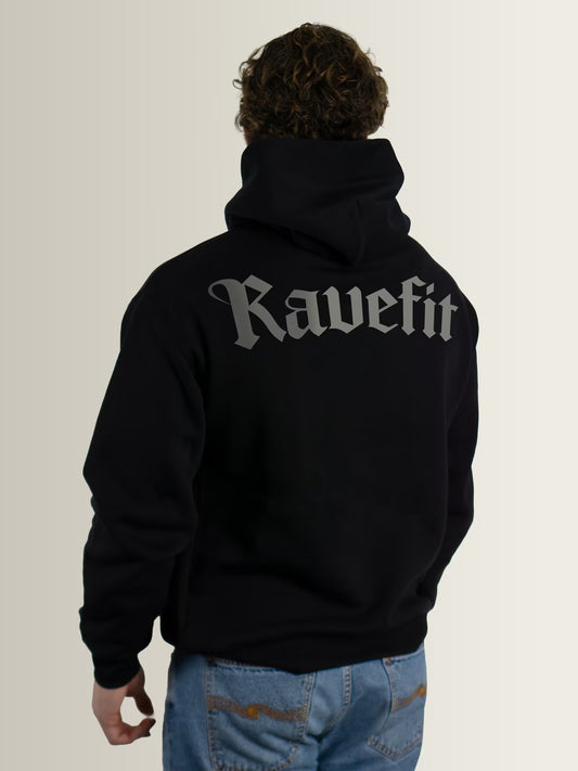 RaveFit® - Hoodie Black - Men