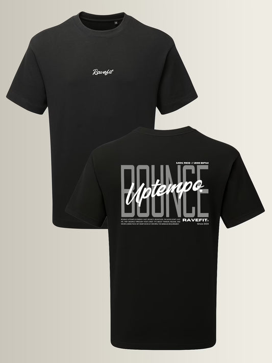 BOUNCE - Graphic Relaxed T-Shirt Black - Men
