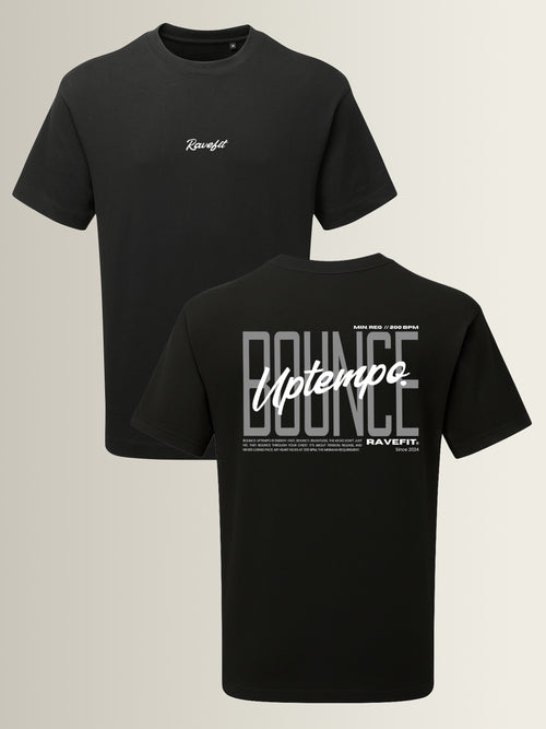 BOUNCE - Graphic T-Shirt Black - Men