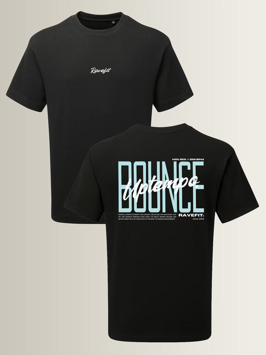 BOUNCE - Graphic T-Shirt Black - Men