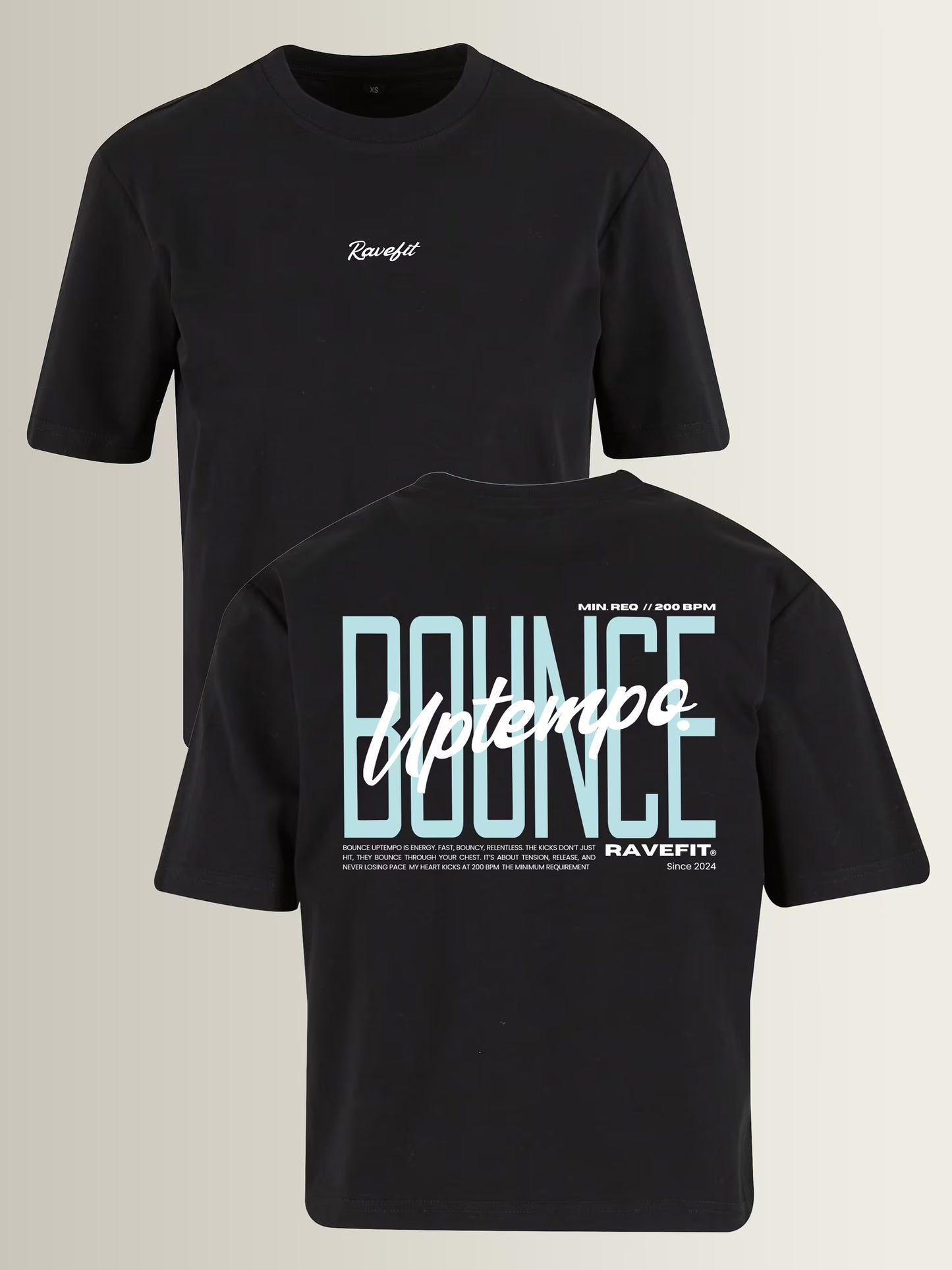 BOUNCE - Graphic T-Shirt Black - Women