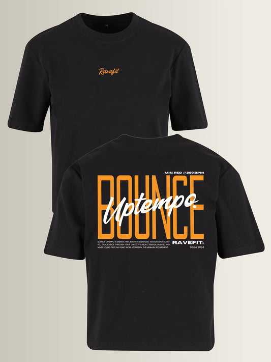 BOUNCE - Graphic Box T-Shirt Black - Women