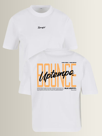 BOUNCE - Graphic Box T-Shirt White - Women