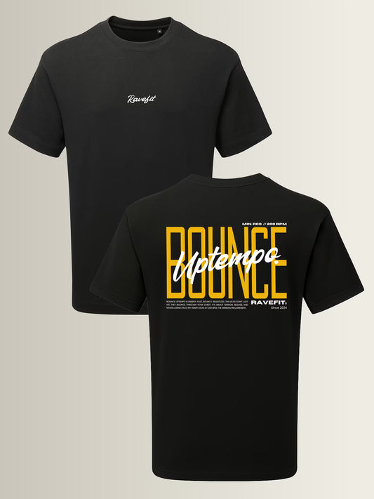 BOUNCE - Graphic Relaxed T-Shirt Black - Men