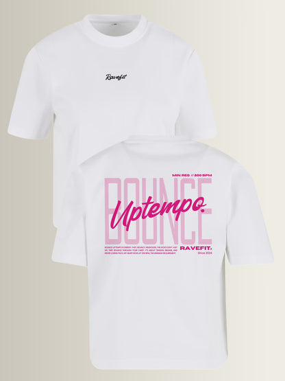 BOUNCE - Graphic Box T-Shirt White - Women