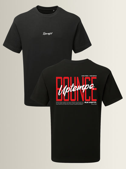 BOUNCE - Graphic T-Shirt Black - Men