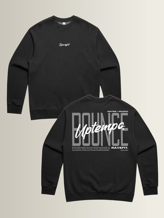 BOUNCE - Graphic Crew Black
