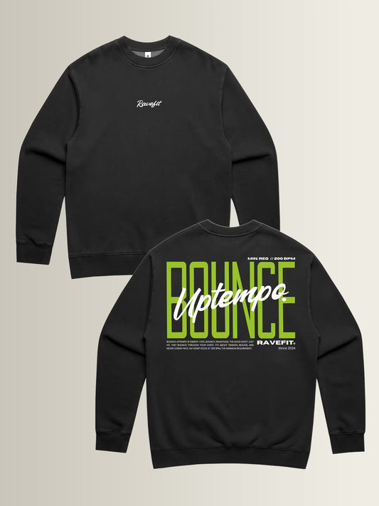 BOUNCE - Graphic Crew Black