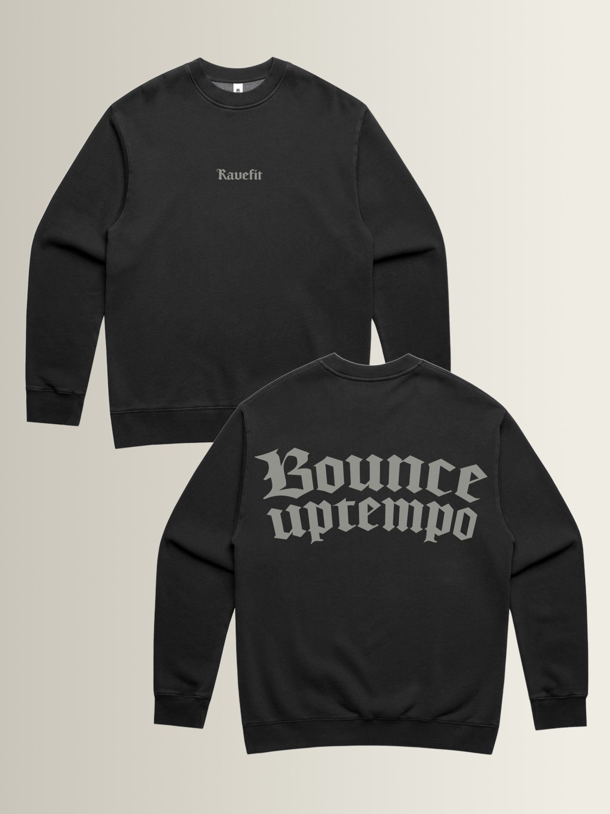 Bounce Uptempo - Crew Neck Black