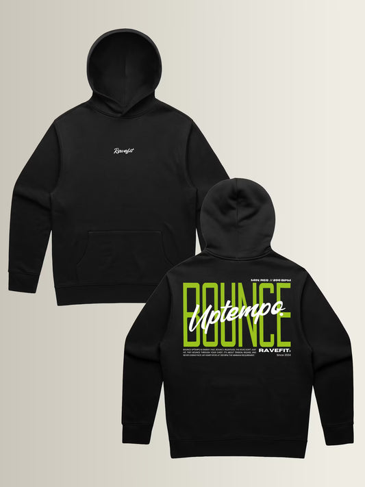 BOUNCE - Graphic Hoodie Black - Men