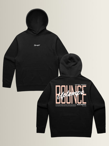 BOUNCE - Graphic Hoodie Black - Women