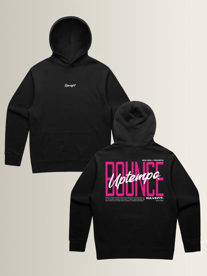 BOUNCE - Graphic Hoodie Black - Women