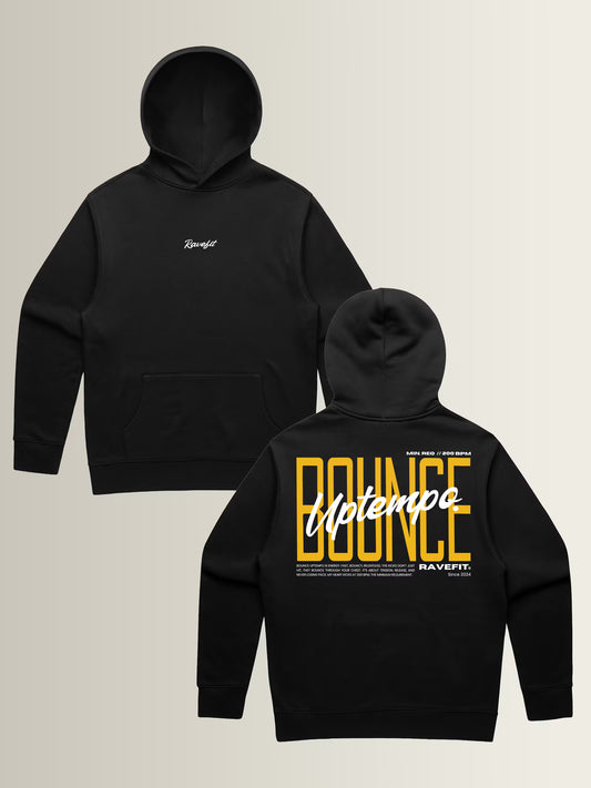 BOUNCE - Graphic Hoodie Black - Men