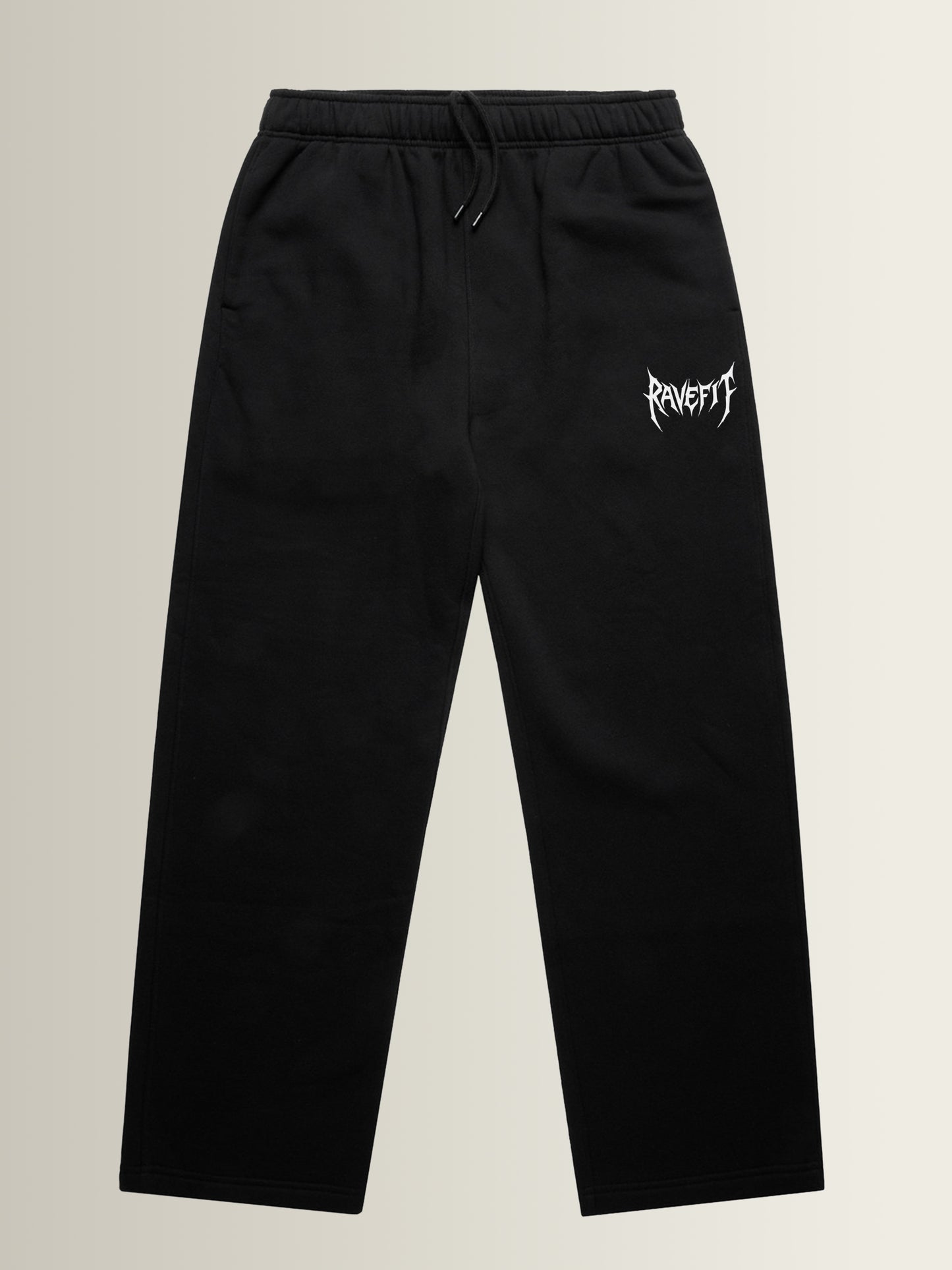 RAVESIGIL - Straight Leg Joggers Black